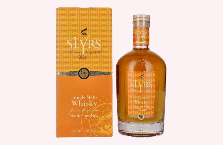 Slyrs Bavarian Single Malt Whisky Sauternes Faß Finish 46% Vol. 0,7l in Giftbox