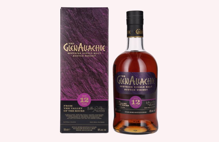 The GlenAllachie 12 Years Old Speyside Single Malt 46% Vol. 0,7l en boîte cadeau