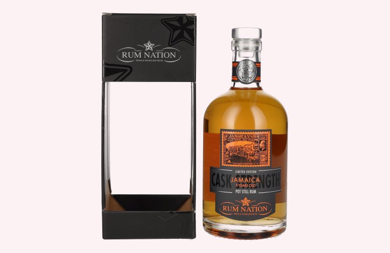 Rum Nation Jamaica 5 Years Old Pot Still Rum Cask Strength Oloroso Cask 2017/2023 57,8% Vol. 0,7l in geschenkverpakking