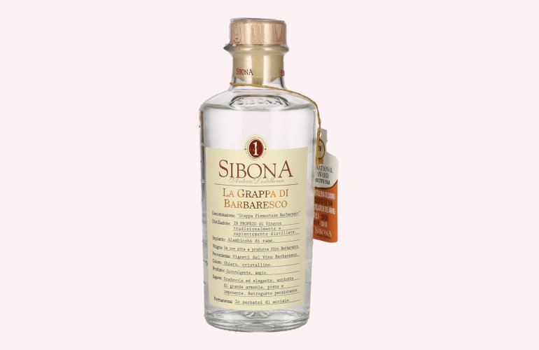 Sibona La Grappa di BARBARESCO 40% Vol. 0,5l