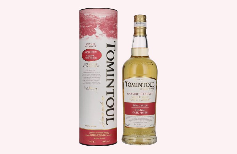 Tomintoul Small Batch Cognac Cask Finish 40% Vol. 0,7l en boîte cadeau