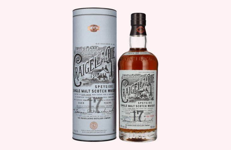 Craigellachie 17 Years Old Speyside Single Malt 46% Vol. 0,7l in geschenkverpakking