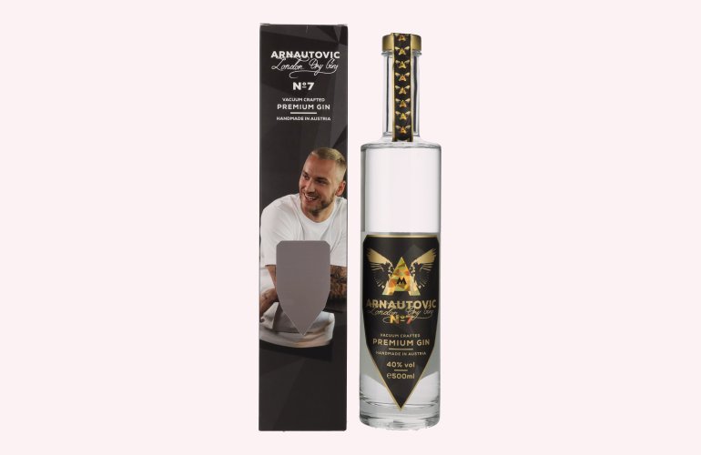 Arnautovic London Dry Gin Premium Gin No. 7 40% Vol. 0,5l in geschenkverpakking