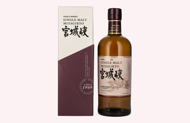 Nikka Miyagikyo Single Malt Whisky 45% Vol. 0,7l in geschenkverpakking