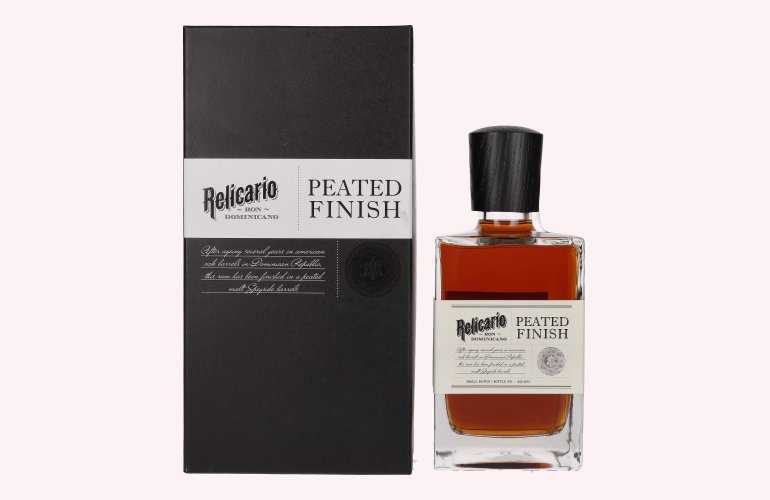 Relicario Ron Dominicano PEATED FINISH 40% Vol. 0,7l in geschenkverpakking