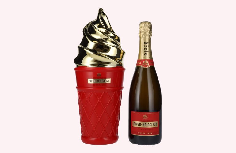 Piper-Heidsieck Champagne CUVÉE BRUT 12% Vol. 0,75l en boîte cadeau Ice Cream Edition