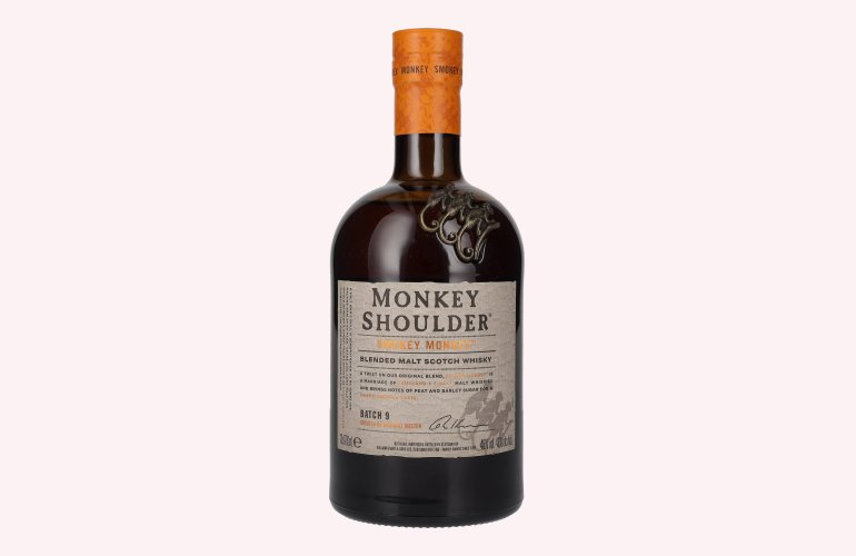 Monkey Shoulder SMOKEY MONKEY Blended Malt BATCH 9 40% Vol. 0,7l