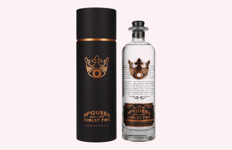 McQueen and the Violet Fog Handcrafted Gin 40% Vol. 0,7l en boîte cadeau