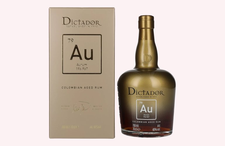 Dictador AURUM Colombian Aged Rum 40% Vol. 0,7l in geschenkverpakking