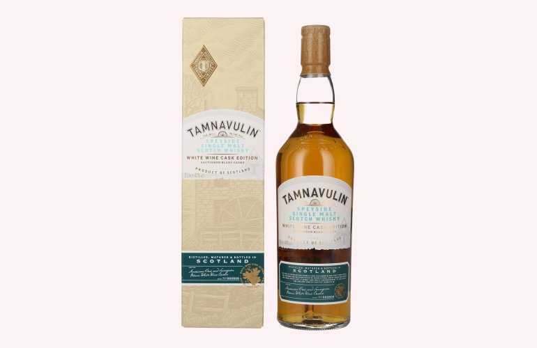 Tamnavulin WHITE WINE CASK Speyside Single Malt Scotch Whisky 40% Vol. 0,7l en boîte cadeau