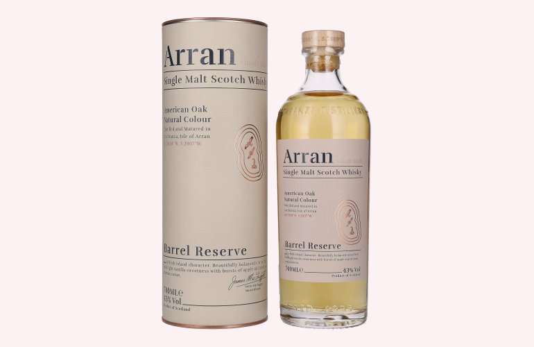 Arran Single Malt American Oak BARREL RESERVE 43% Vol. 0,7l en boîte cadeau