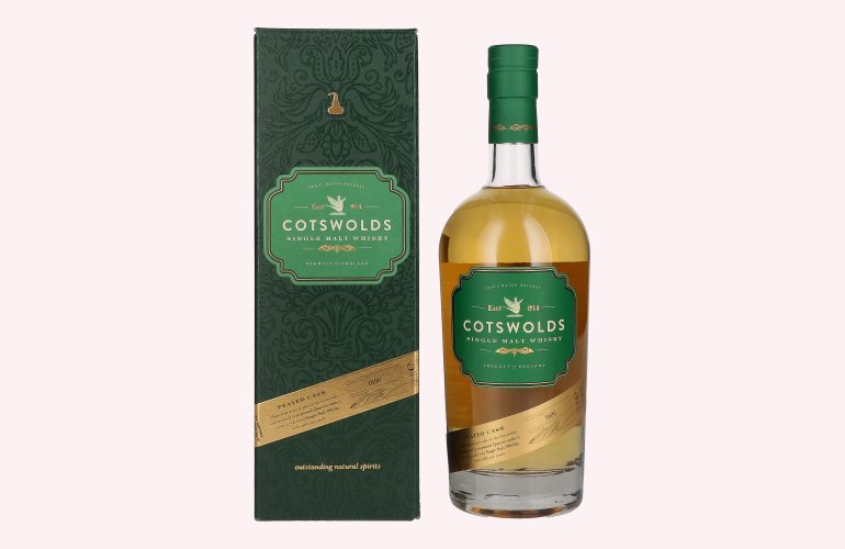 Cotswolds PEATED CASK Single Malt Whisky 59,6% Vol. 0,7l in geschenkverpakking