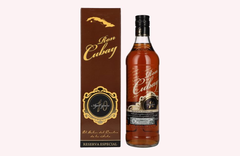 Ron Cubay 10 Years Old RESERVA ESPECIAL 40% Vol. 0,7l in geschenkverpakking