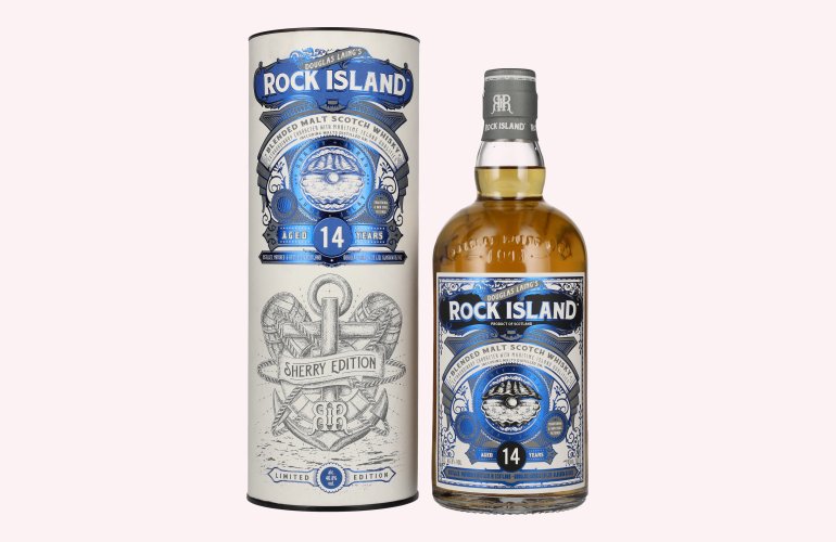 Douglas Laing ROCK ISLAND 14 Years Old Sherry Edition 46,8% Vol. 0,7l en boîte cadeau