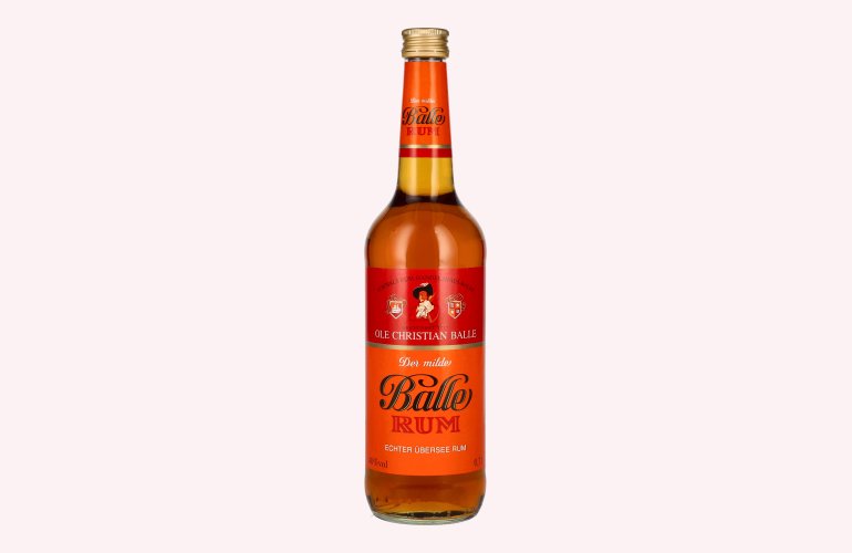 Der milde Balle Rum echter Übersee Rum 40% Vol. 0,7l