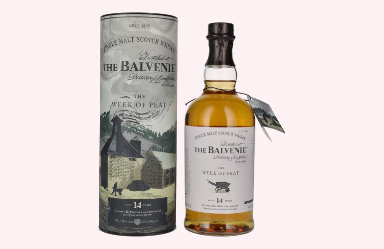 The Balvenie 14 Years Old The WEEK OF PEAT 48,3% Vol. 0,7l in geschenkverpakking