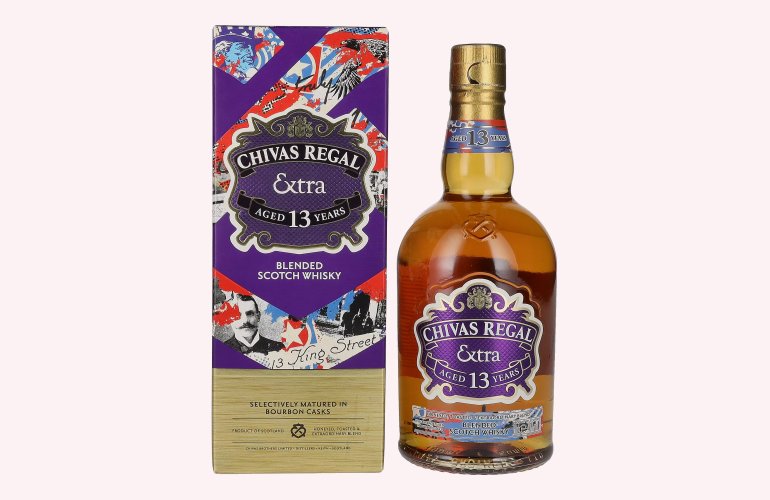 Chivas Regal EXTRA 13 Years Old BOURBON CASK Finish 40% Vol. 0,7l en boîte cadeau