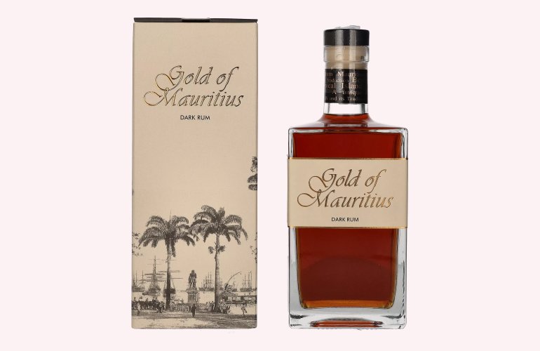 Gold of Mauritius Dark Rum 40% Vol. 0,7l en boîte cadeau