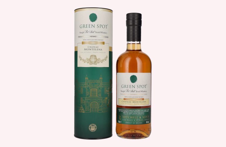 Green Spot CHATEAU MONTELENA Single Pot Still Irish Whiskey 46% Vol. 0,7l in geschenkverpakking