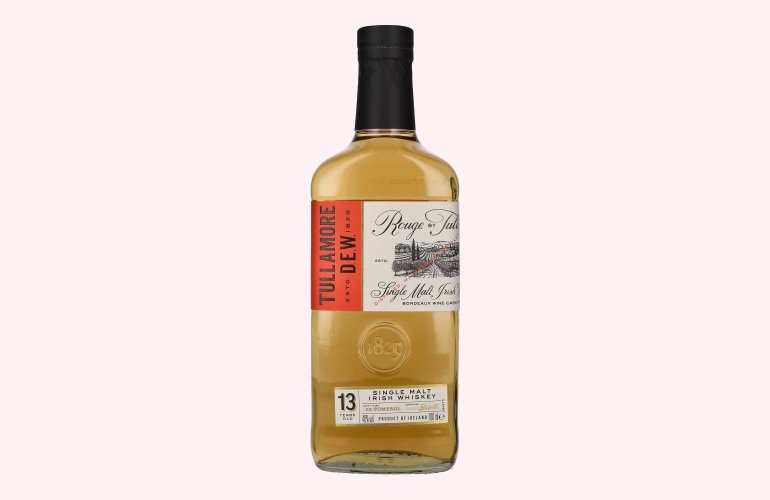 Tullamore D.E.W. ROUGE 13 Years Old Single Malt Irish Whiskey 40% Vol. 0,7l