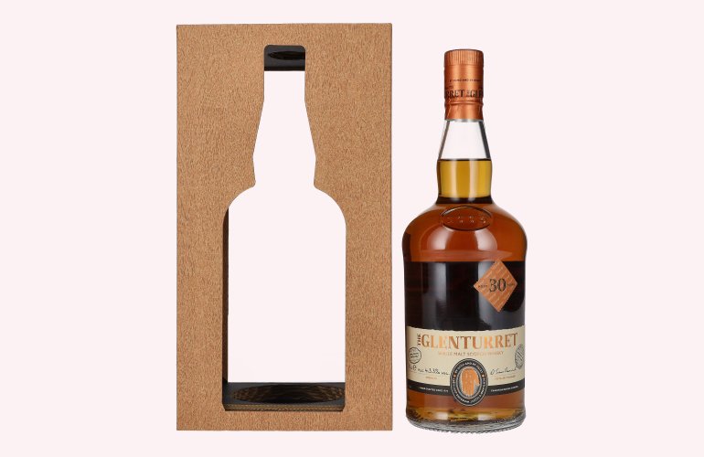 The Glenturret 30 Years Old Single Malt Scotch Whisky 43,3% Vol. 0,7l en boîte cadeau