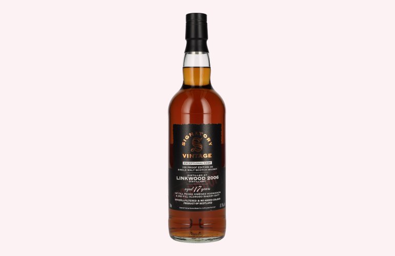 Signatory Vintage 100 Proof Edition LINKWOOD 17 Years Old Exceptional Cask #6 2006 57,1% Vol. 0,7l