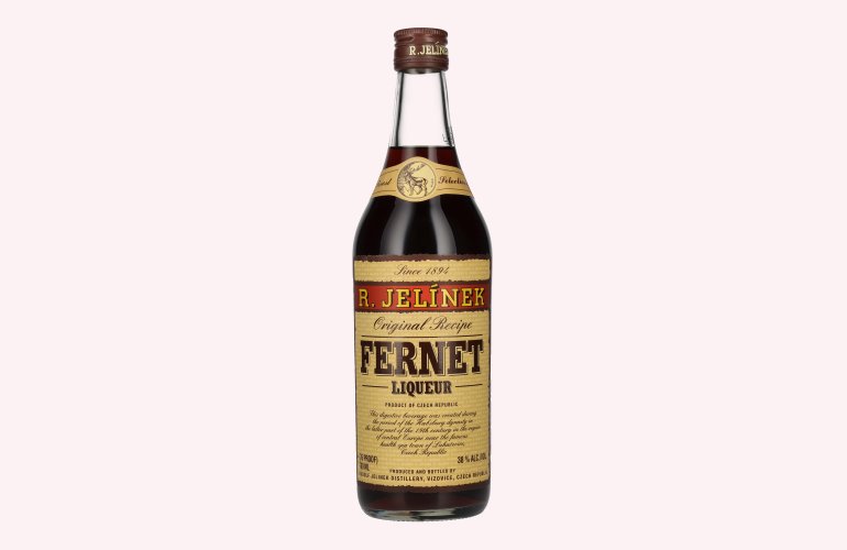 R. Jelínek Fernet Liqueur 38% Vol. 0,7l