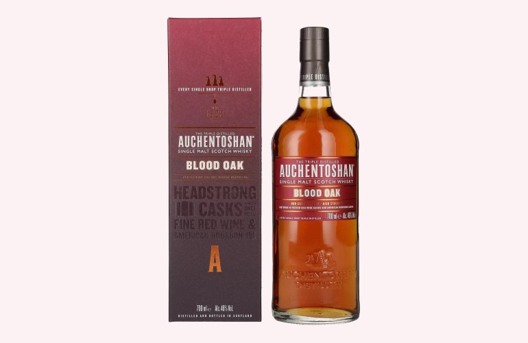 Auchentoshan BLOOD OAK Single Malt Scotch Whisky 46% Vol. 0,7l en boîte cadeau