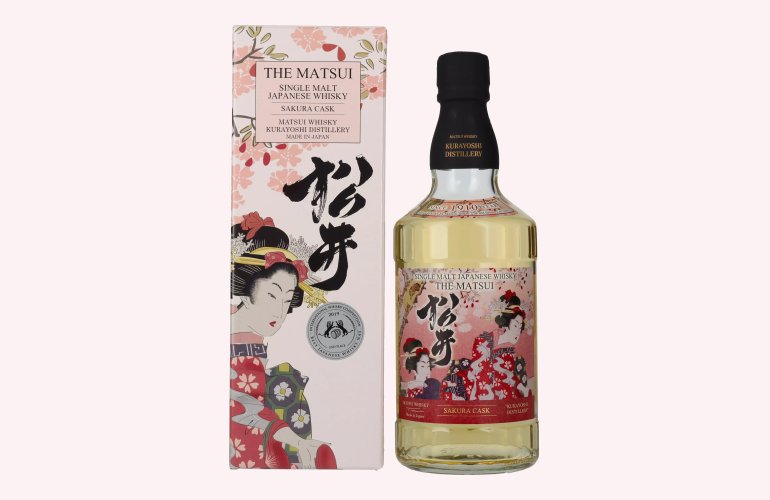 Matsui Whisky THE MATSUI Single Malt Japanese Whisky SAKURA CASK 48% Vol. 0,7l en boîte cadeau