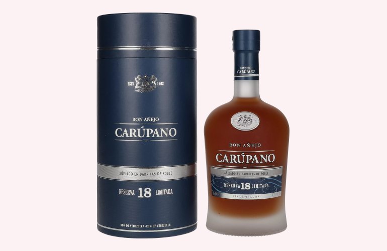 Ron Añejo Carúpano Reserva 18 Limitada 40% Vol. 0,7l in geschenkverpakking