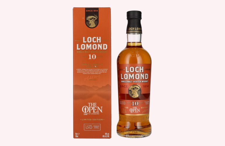 Loch Lomond 10 Years Old THE OPEN 150th St. Andrews Limited Edition 40% Vol. 0,7l en boîte cadeau