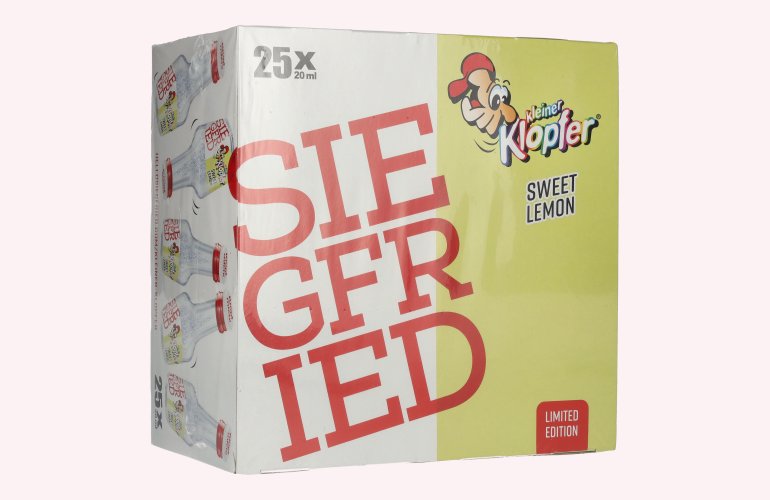 Kleiner Klopfer Siegfried Sweet Lemon 15% Vol. 25x0,02l