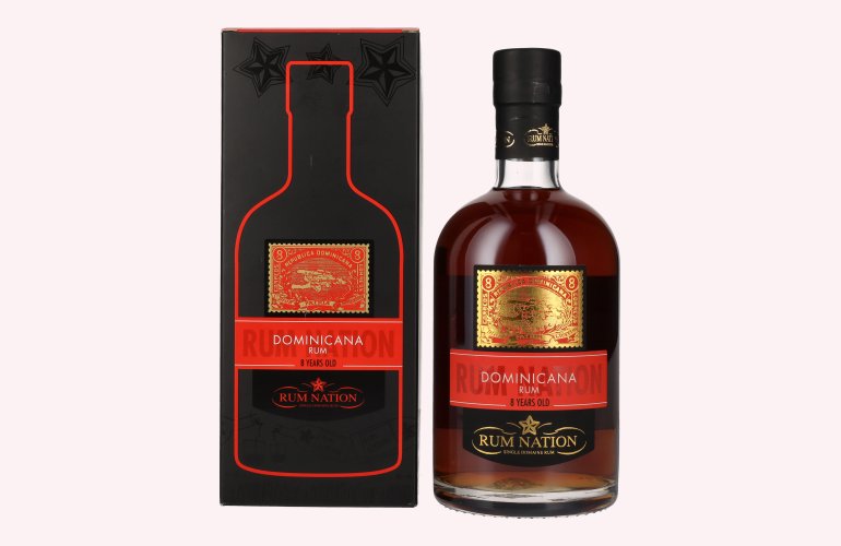 Rum Nation Dominicana 8 Years Old Limited Edition 40,9% Vol. 0,7l en boîte cadeau