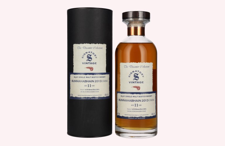 Bunnahabhain 11 Years Old Staoisha The Decanter Collection 2013 46% Vol. 0,7l in geschenkverpakking