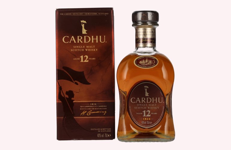 Cardhu 12 Years Old Single Malt Scotch Whisky 40% Vol. 0,7l in geschenkverpakking