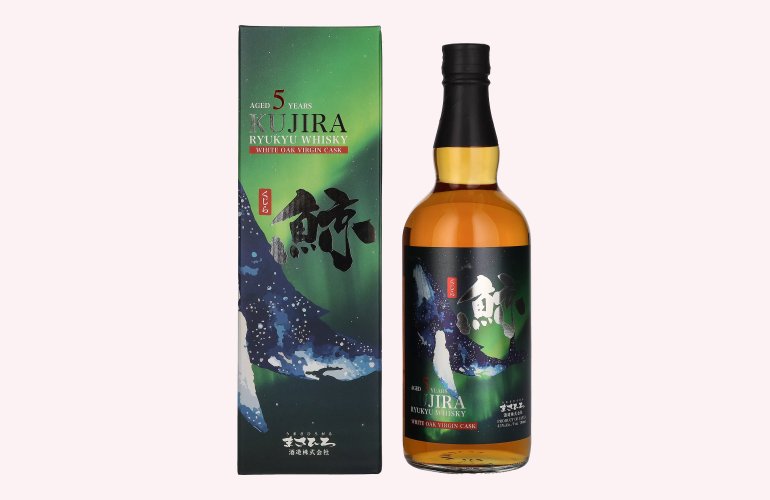 Kujira Ryukyu 5 Years Old WHITE OAK VIRGIN CASK Whisky 43% Vol. 0,7l en boîte cadeau