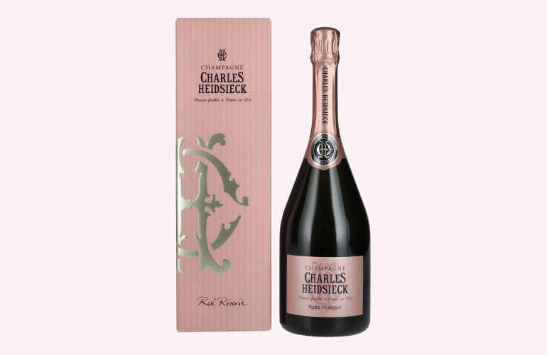 Charles Heidsieck Rosé Reservé 12% Vol. 0,75l en boîte cadeau