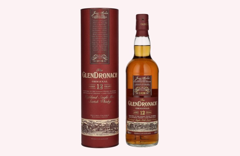 The GlenDronach 12 Years Old ORIGINAL 43% Vol. 0,7l en boîte cadeau