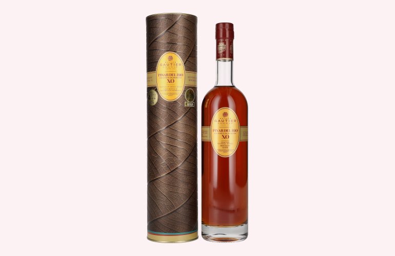 Gautier Cognac XO PINAR DEL RIO Exclusive Cigar Blend 41,2% Vol. 0,7l en boîte cadeau