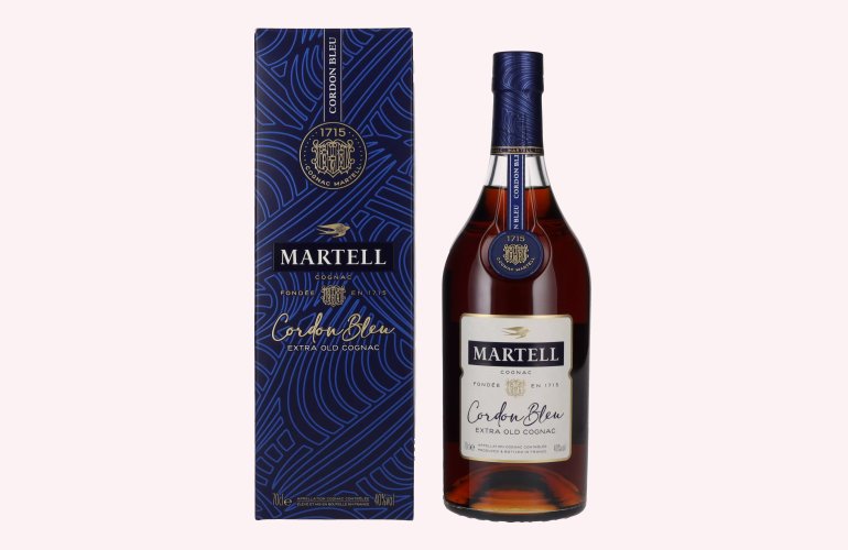 Martell Cognac Cordon Bleu Extra Old Cognac 40% Vol. 0,7l en boîte cadeau