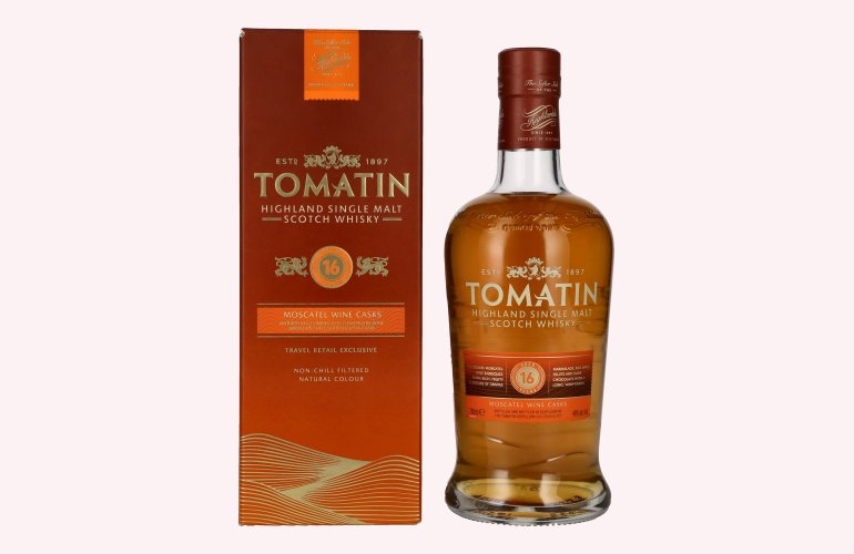 Tomatin 16 Years Old MOSCATEL WINE CASKS 46% Vol. 0,7l in geschenkverpakking