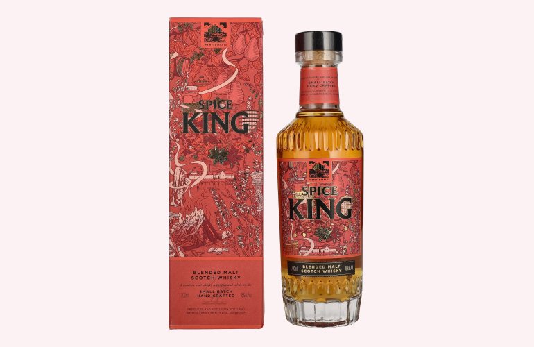 Wemyss Malts SPICE KING Blended Malt Scotch Whisky 46% Vol. 0,7l en boîte cadeau