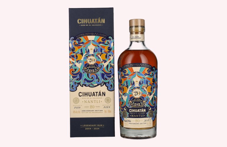 Cihuatán 20 Years Old Nantli Anniversary Edition 40% Vol. 0,7l en boîte cadeau