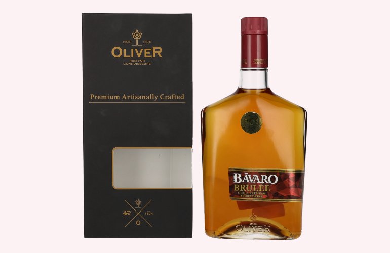 Bãvaro BRULÉE Ultra Premium Spirit Drink 38% Vol. 0,7l in geschenkverpakking