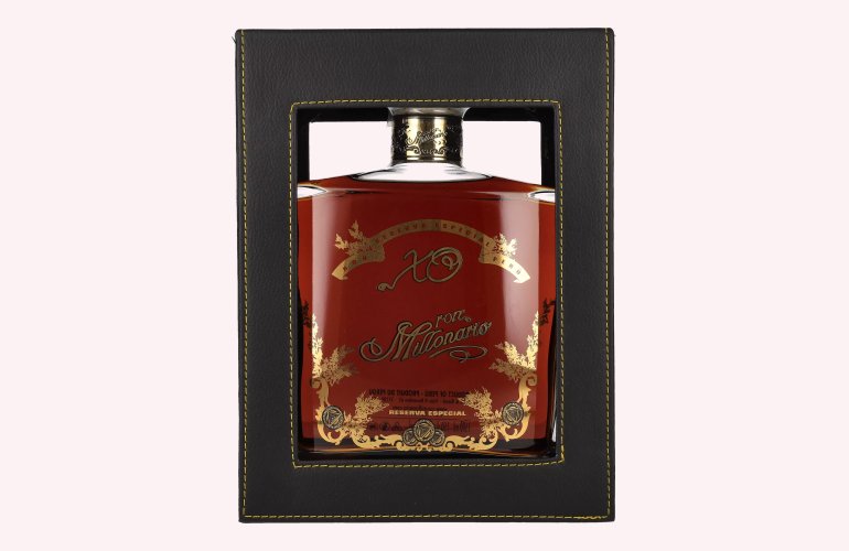 Ron Millonario XO Reserva Especial 40% Vol. 1,5l in Ledertasche