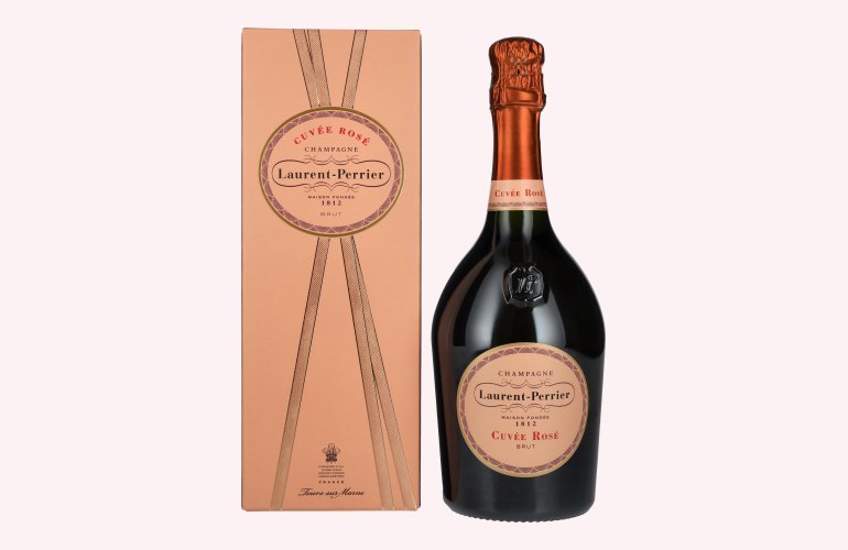 Laurent Perrier Champagne CUVÉE ROSÉ Brut 12% Vol. 0,75l en boîte cadeau