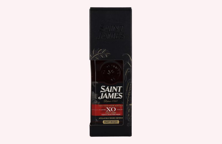 Saint James XO Rhum Vieux Agricole 43% Vol. 0,7l en boîte cadeau