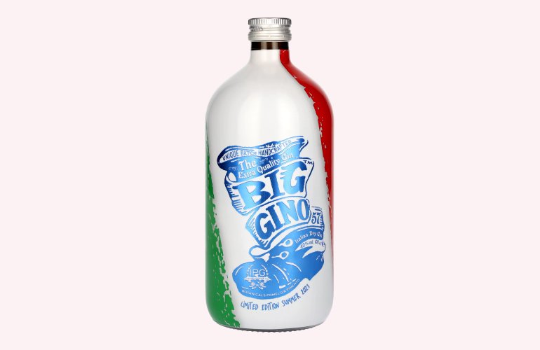 Big Gino Italian Dry Gin The Extra Quality Gin Limited Edition SUMMER 2021 40% Vol. 1l