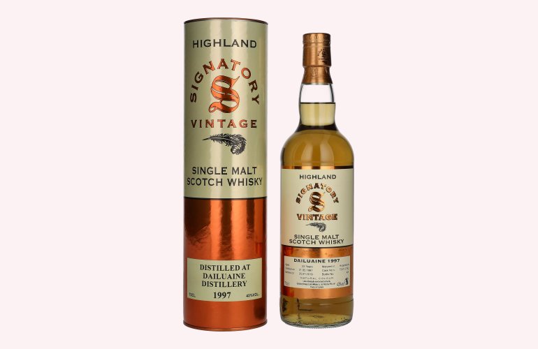 Signatory Vintage DAILUAINE 22 Years Old The Un-Chillfiltered 1997 43% Vol. 0,7l en boîte cadeau