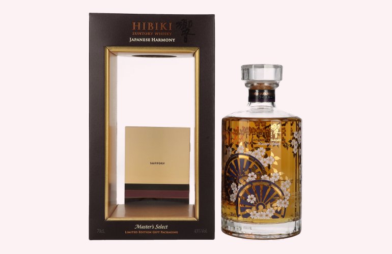 Suntory Hibiki Japanese Harmony Master's Select Japanese Blended Whisky 43% Vol. 0,7l in Giftbox